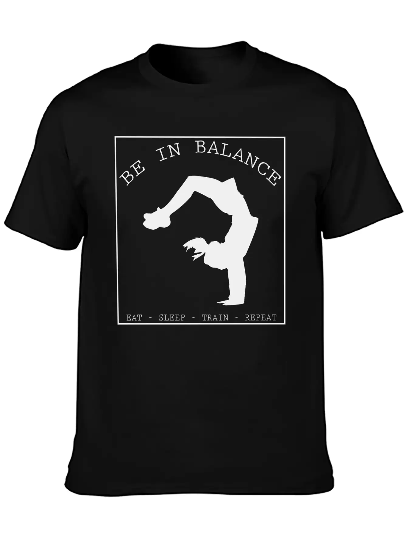 BE IN BALANCE V2 (b) Unisex Casual T-Shirt – Clean Design For Daily Comfort