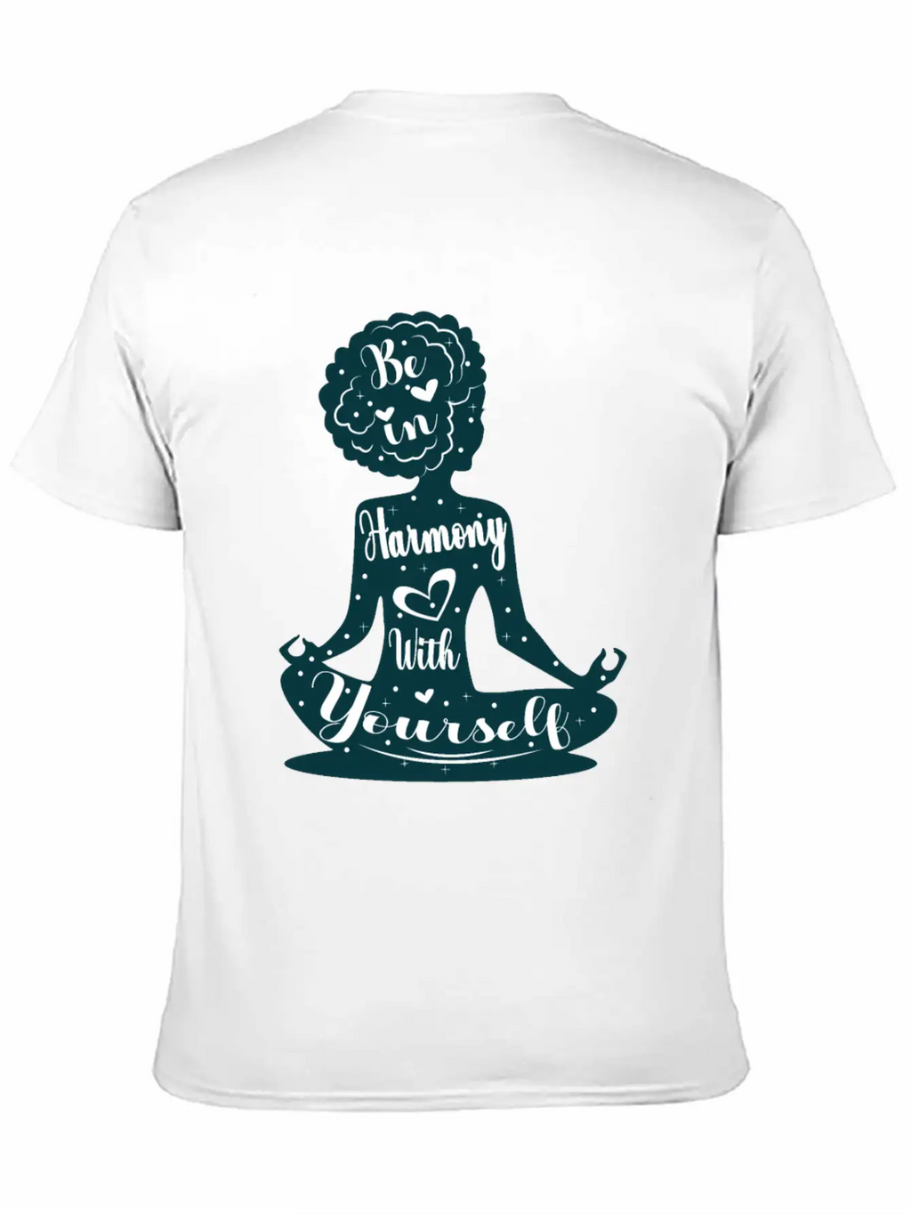 Be In Harmony With Yourself Yoga Master Gift Breathable Soft Cotton T-Shirt – Timeless Casual Look