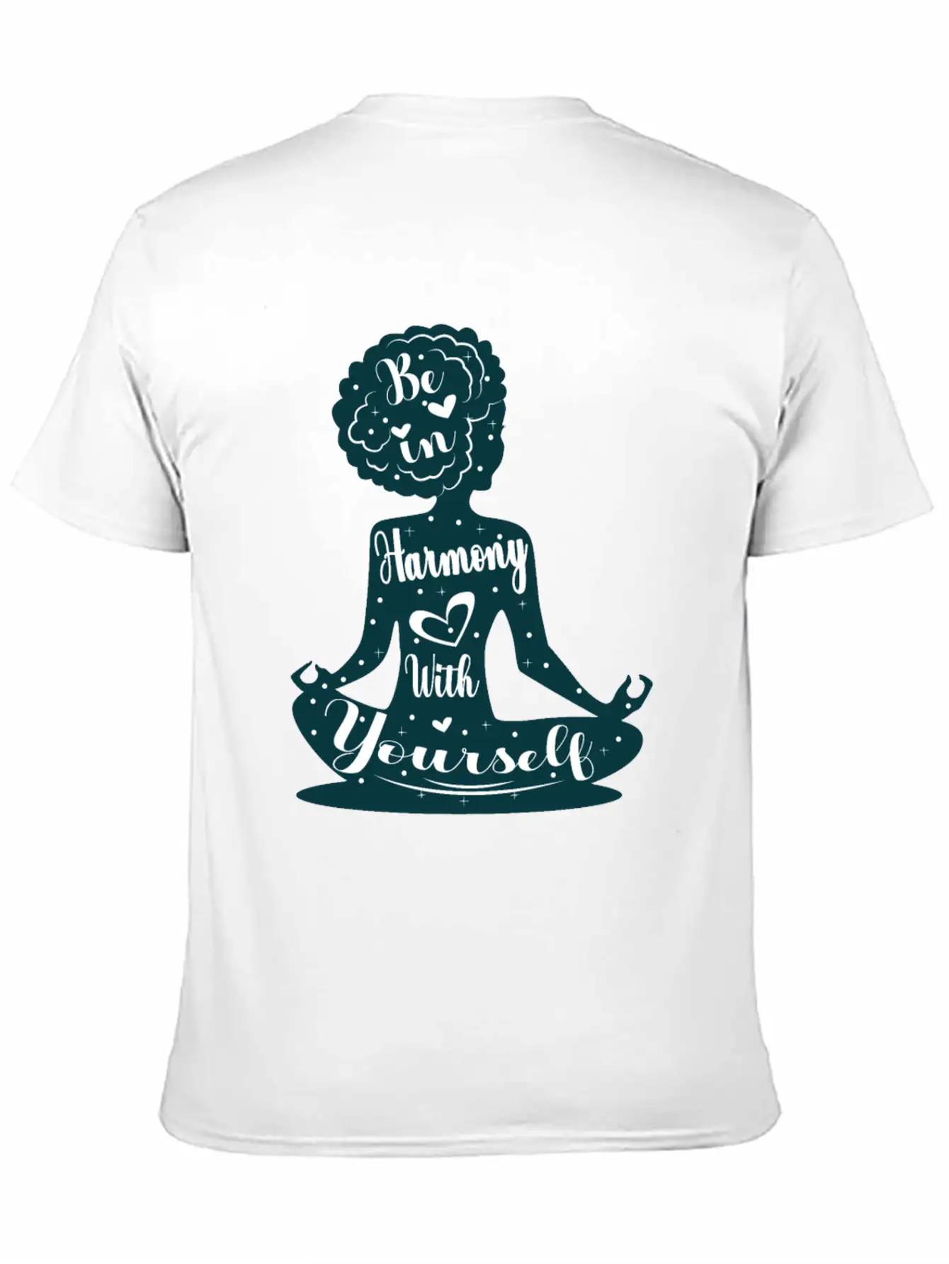 Be In Harmony With Yourself Yoga Master Gift Breathable Soft Cotton T-Shirt – Timeless Casual Look