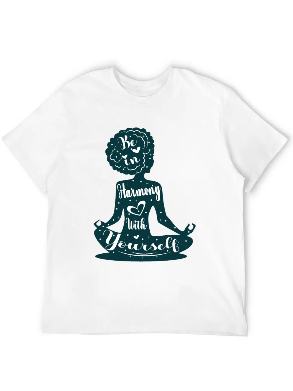 Be In Harmony With Yourself Yoga Master Gift Breathable Soft Cotton T-Shirt – Timeless Casual Look