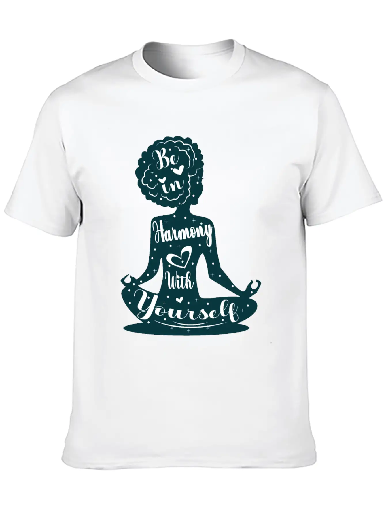 Be In Harmony With Yourself Yoga Master Gift Breathable Soft Cotton T-Shirt – Timeless Casual Look