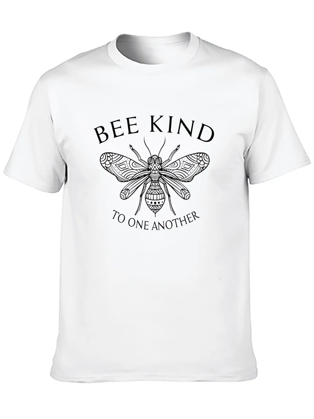 Be Kind Mandala Bee Unisex Casual T-Shirt – Clean Design For Daily Comfort