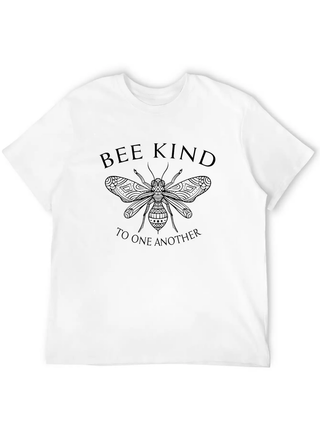 Be Kind Mandala Bee Unisex Casual T-Shirt – Clean Design For Daily Comfort