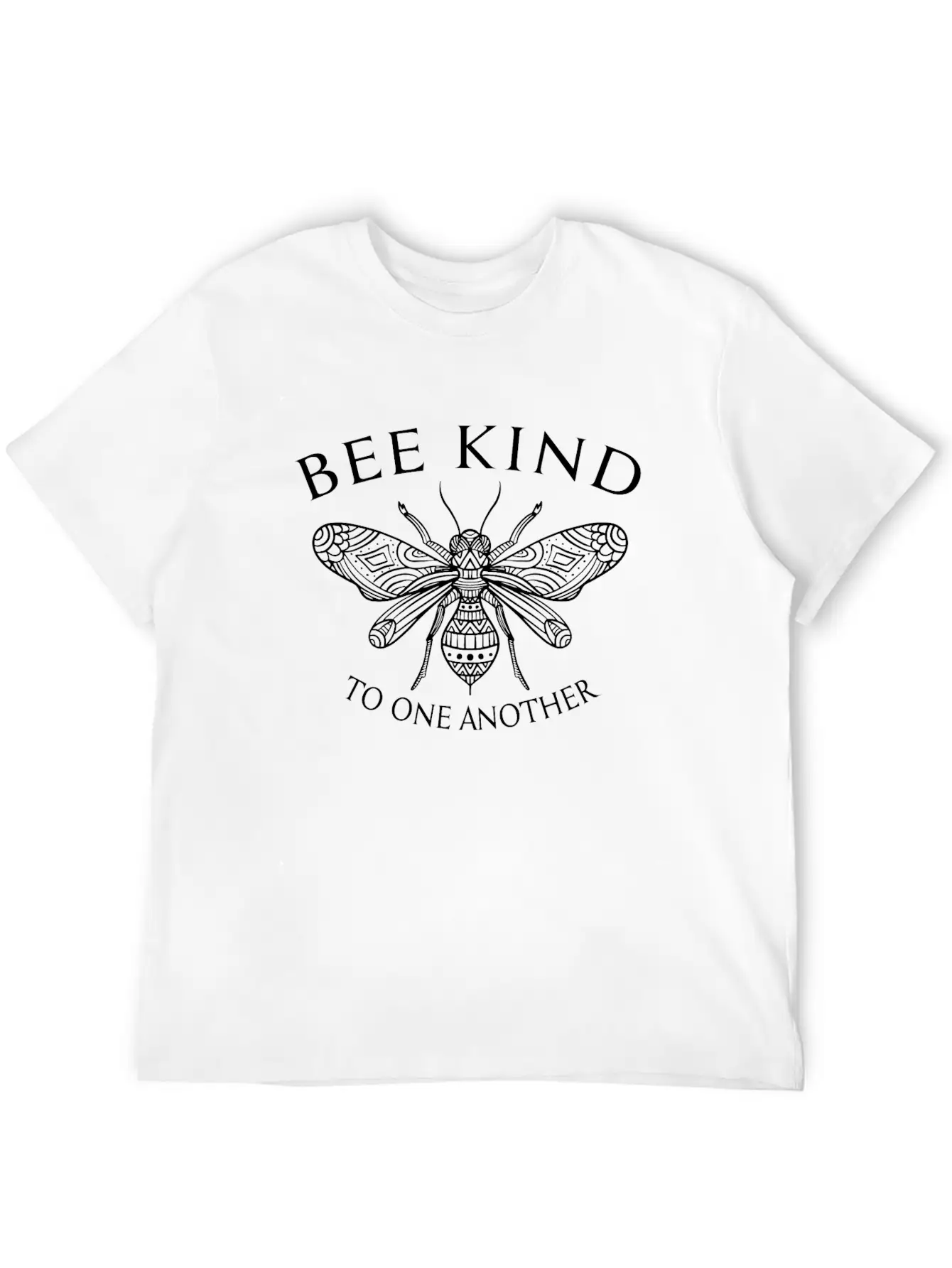 Be Kind Mandala Bee Unisex Casual T-Shirt – Clean Design For Daily Comfort