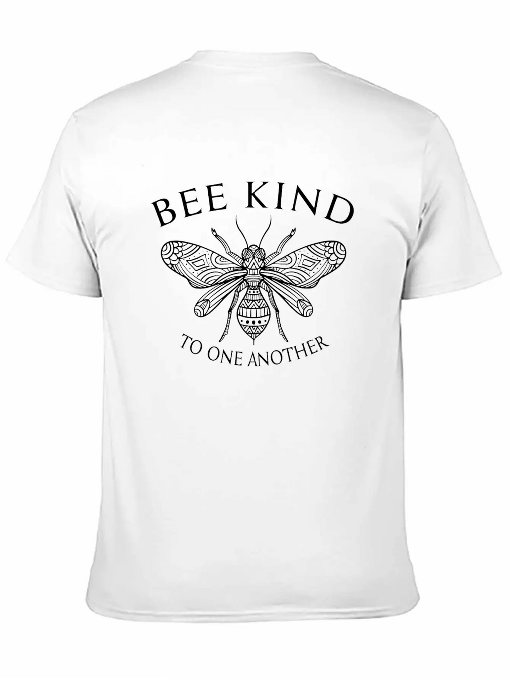 Be Kind Mandala Bee Unisex Casual T-Shirt – Clean Design For Daily Comfort