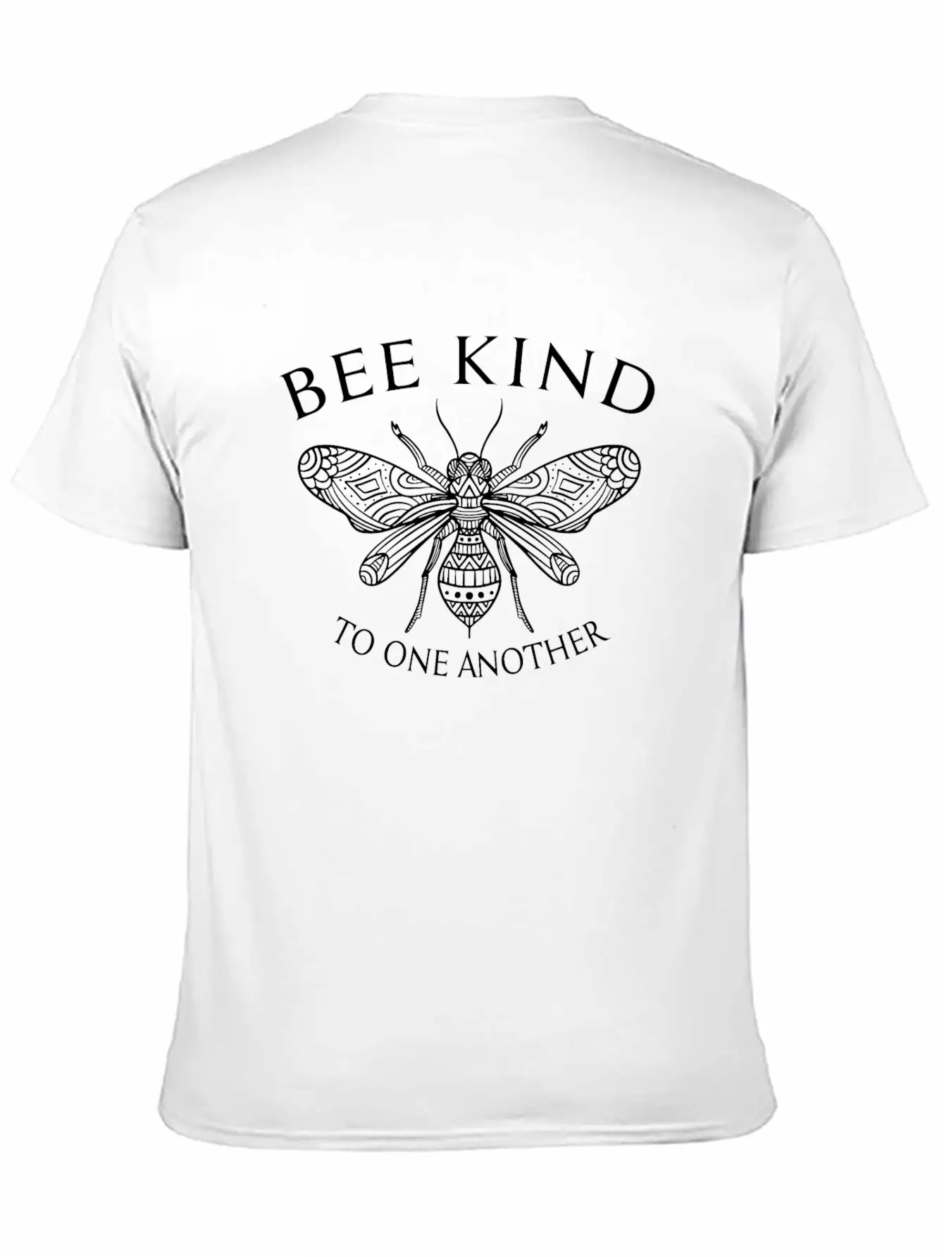 Be Kind Mandala Bee Unisex Casual T-Shirt – Clean Design For Daily Comfort