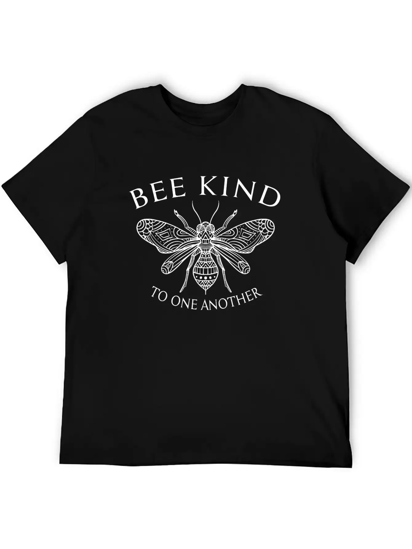 Be Kind Mandala Bee Unisex Casual T-Shirt – Clean Design For Daily Comfort