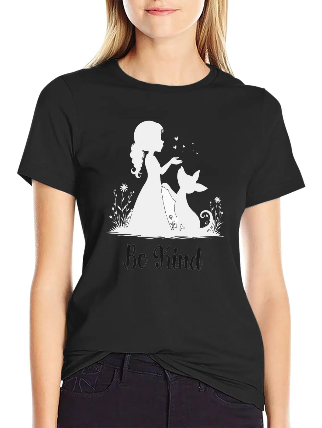 Be Kind – Spread Kindness, Positive Vibes, Compass Breathable Soft Cotton T-Shirt – Timeless Casual Look