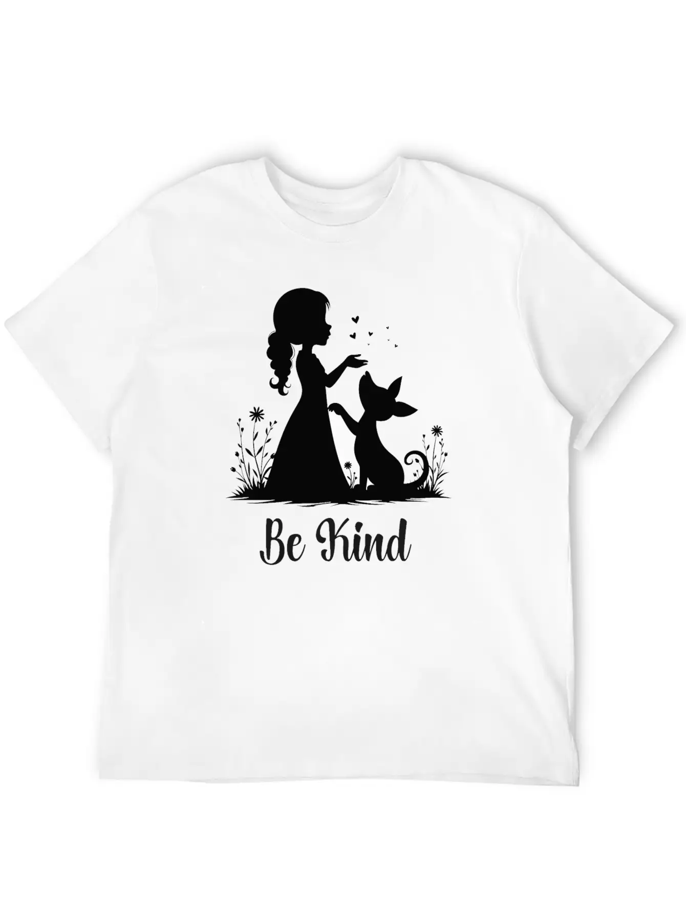 Be Kind – Spread Kindness, Positive Vibes, Compass Breathable Soft Cotton T-Shirt – Timeless Casual Look