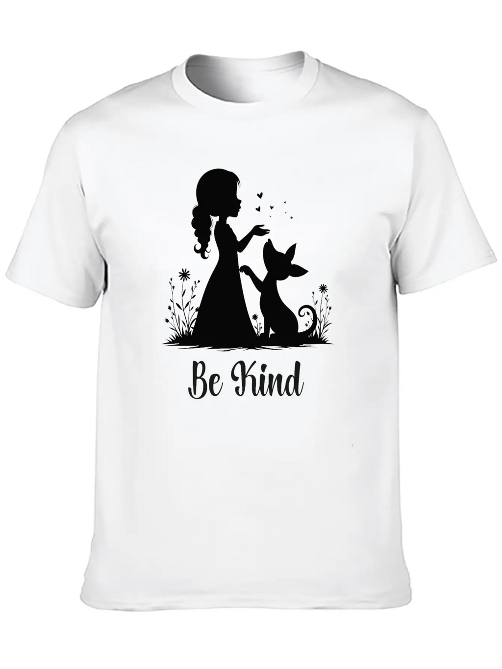 Be Kind – Spread Kindness, Positive Vibes, Compass Breathable Soft Cotton T-Shirt – Timeless Casual Look