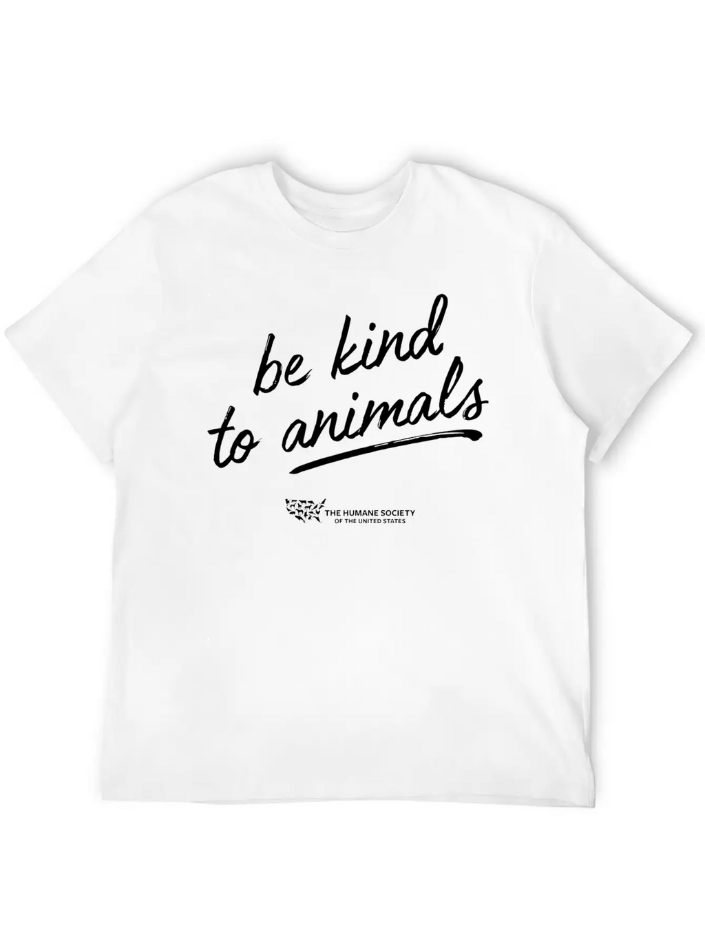 Be Kind To Animals Unisex Short Sleeve Soft Cotton T-Shirt – Casual Everyday Wear