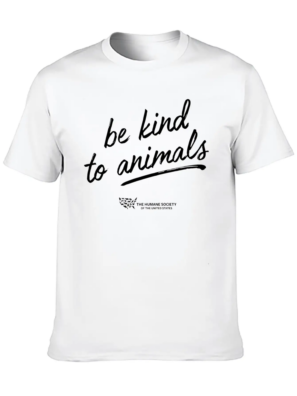 Be Kind To Animals Unisex Short Sleeve Soft Cotton T-Shirt – Casual Everyday Wear
