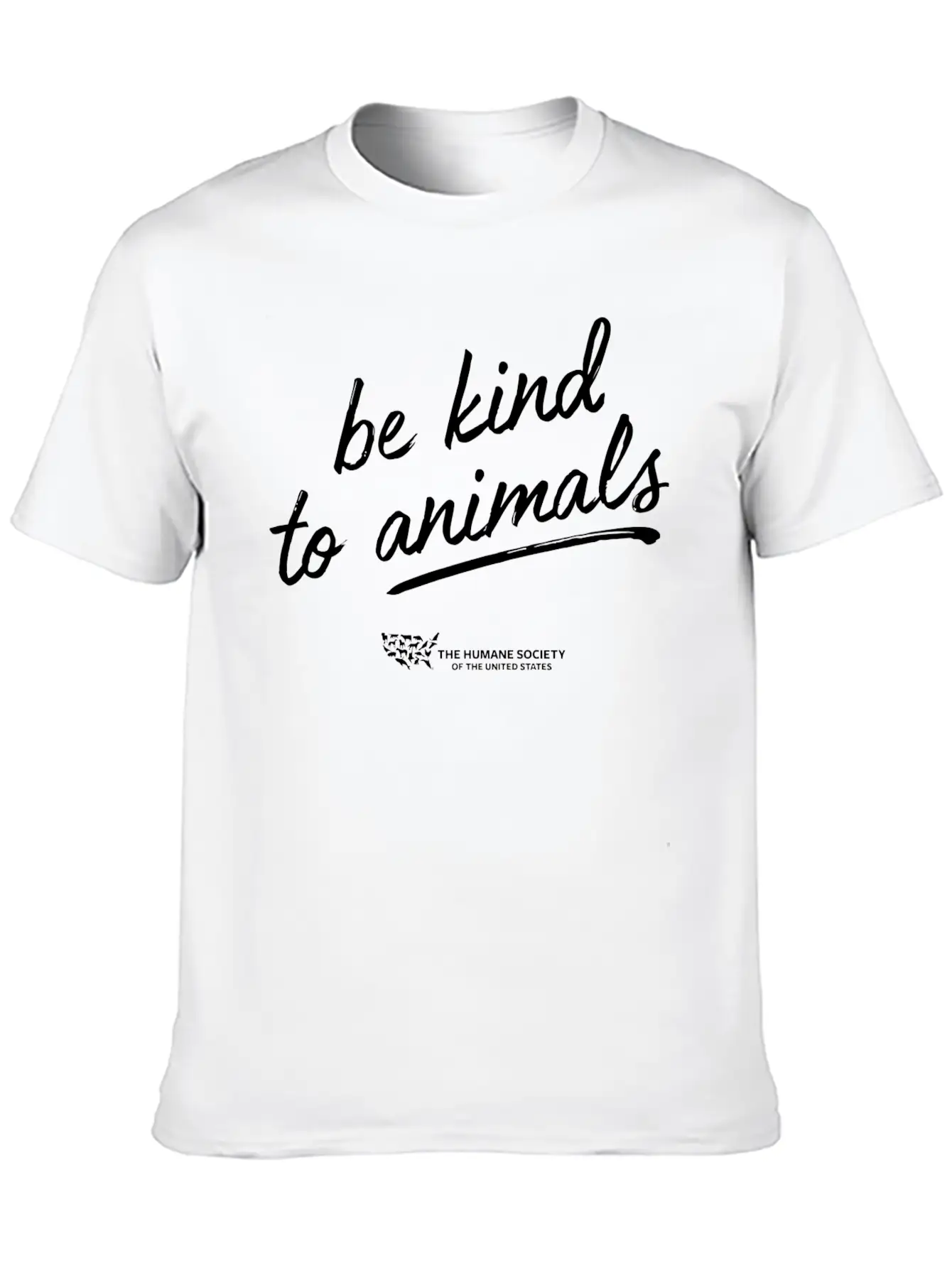 Be Kind To Animals Unisex Short Sleeve Soft Cotton T-Shirt – Casual Everyday Wear