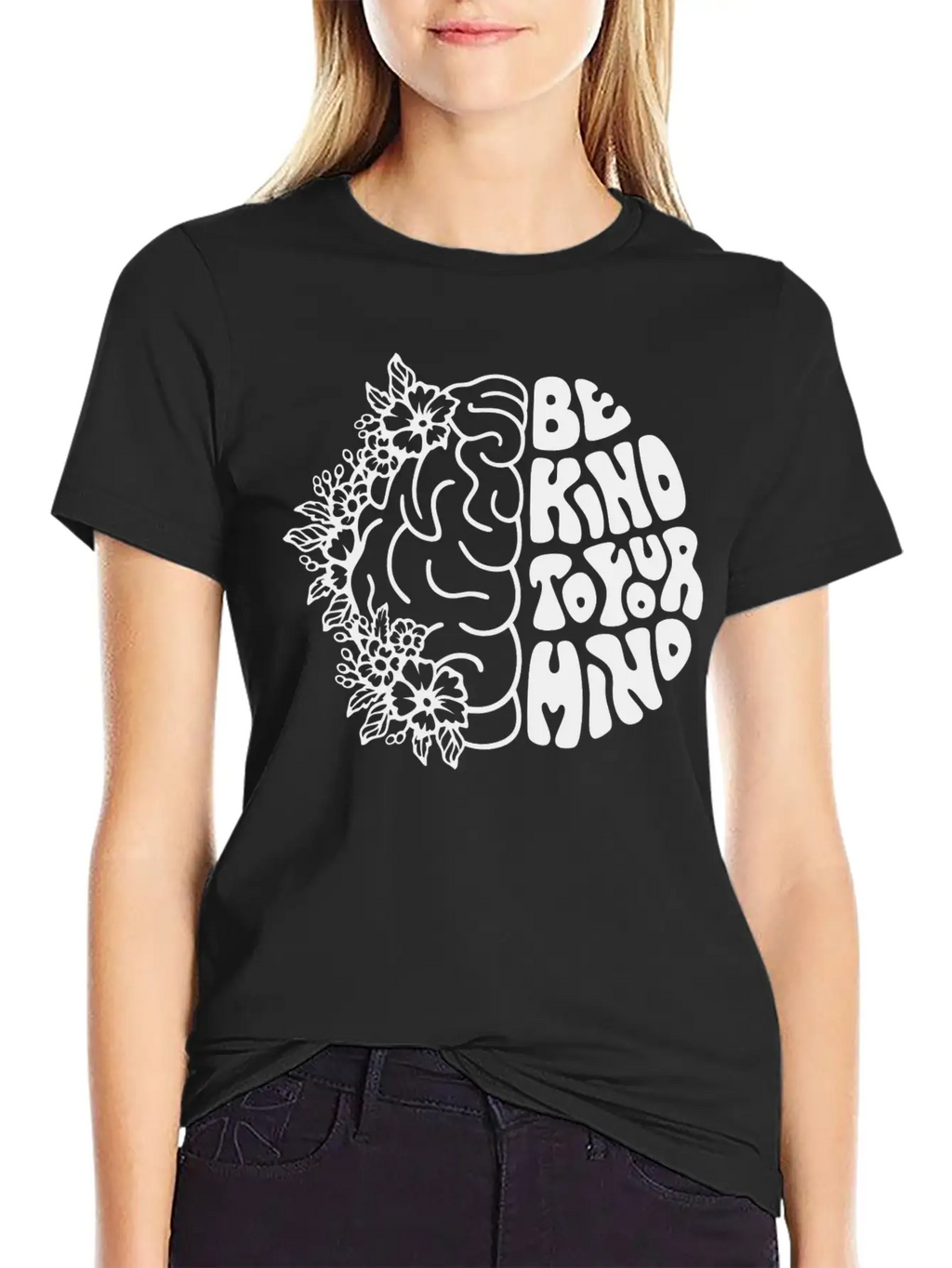 Be Kind To Your Mind Breathable Soft Cotton T-Shirt – Timeless Casual Look
