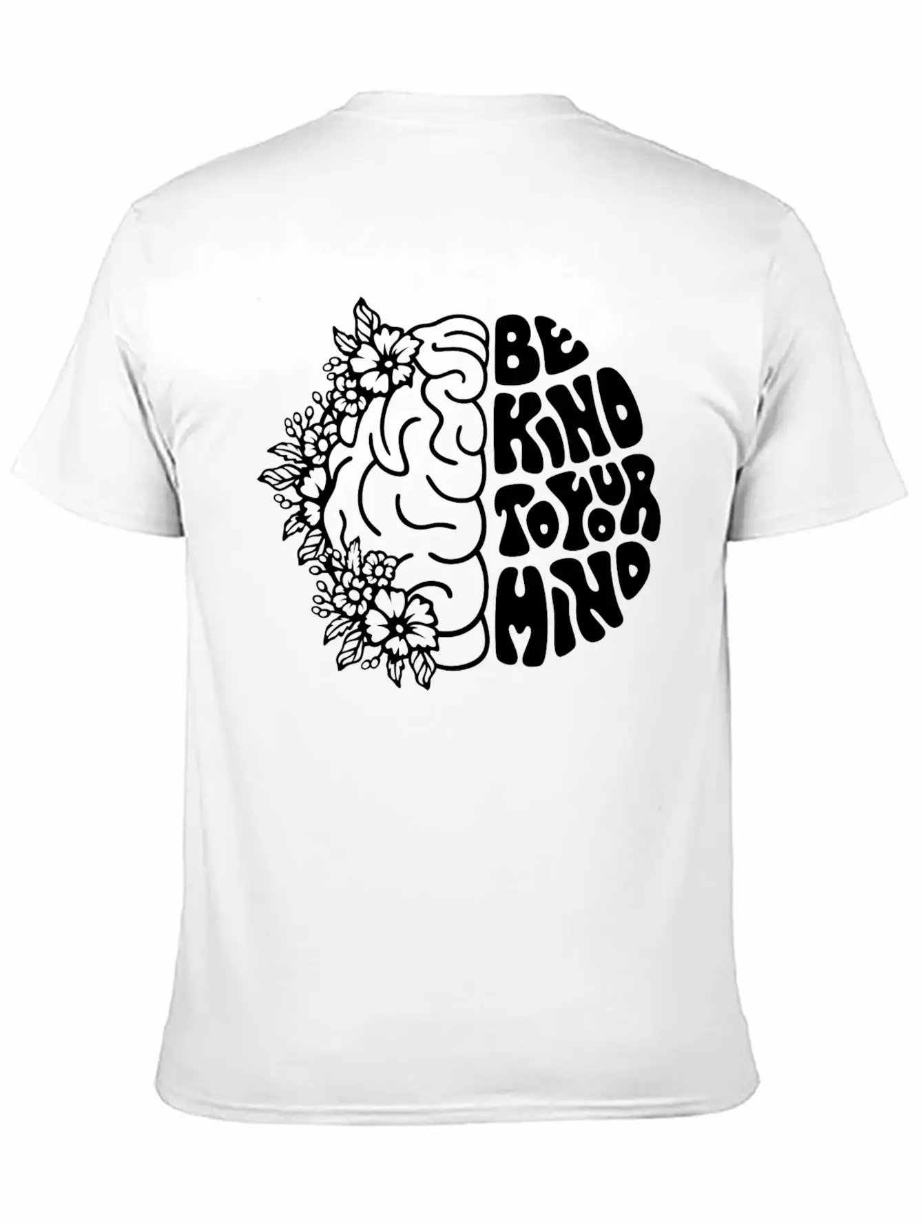 Be Kind To Your Mind Breathable Soft Cotton T-Shirt – Timeless Casual Look