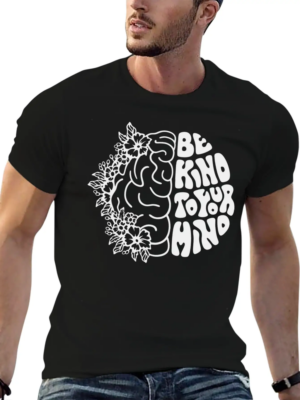 Be Kind To Your Mind Breathable Soft Cotton T-Shirt – Timeless Casual Look