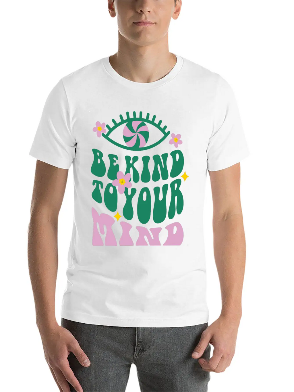 Be Kind To Your Mind - Vibrant Mental Health Affir Essential Cotton Tee For Daily Outfits – Unisex Style