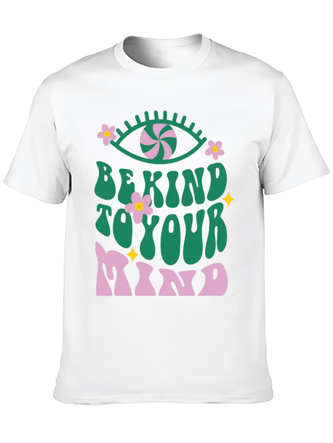 Be Kind To Your Mind - Vibrant Mental Health Affir Essential Cotton Tee For Daily Outfits – Unisex Style