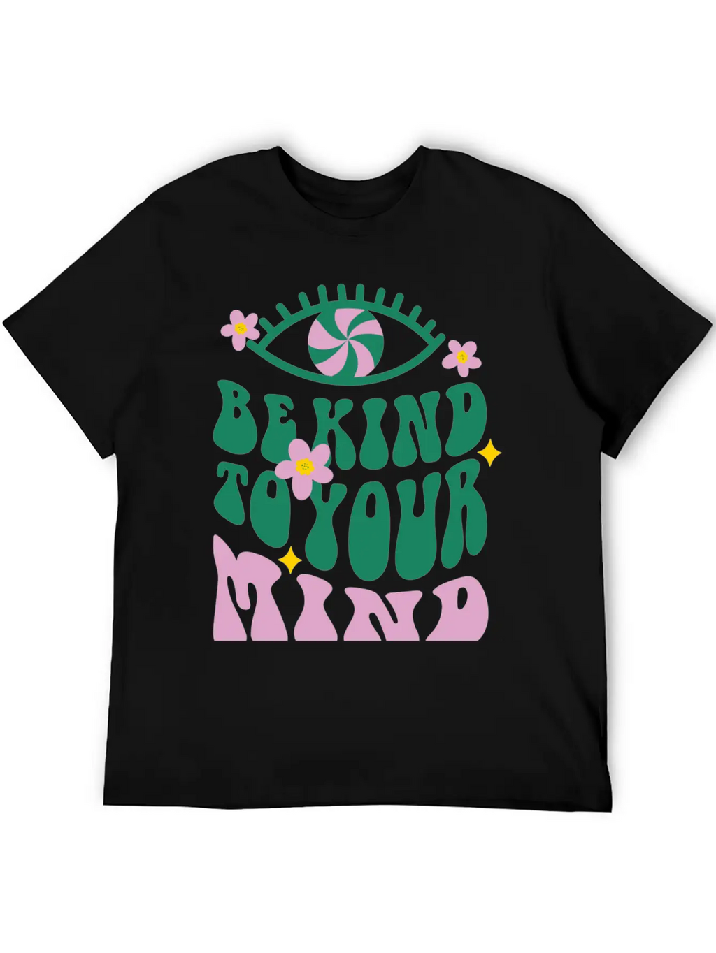 Be Kind To Your Mind - Vibrant Mental Health Affir Essential Cotton Tee For Daily Outfits – Unisex Style