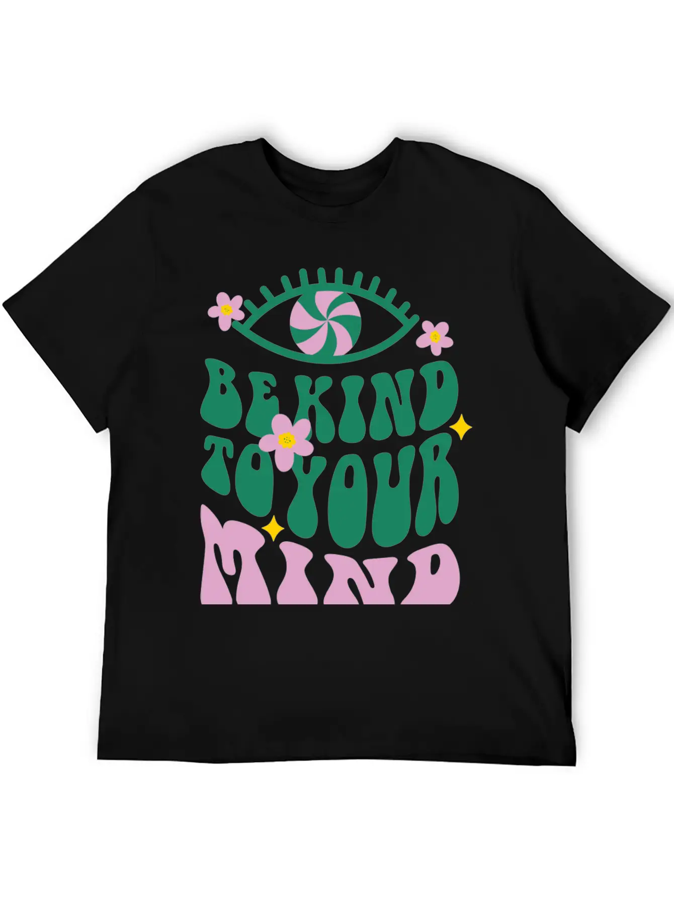 Be Kind To Your Mind - Vibrant Mental Health Affir Essential Cotton Tee For Daily Outfits – Unisex Style