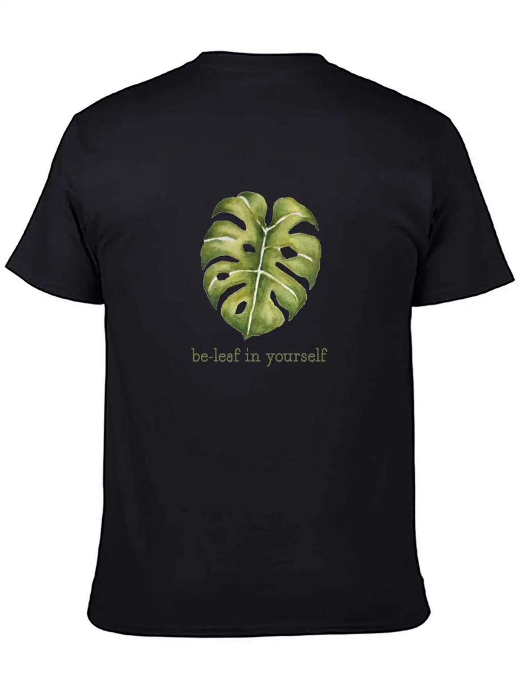 Be Leaf Monstera Unisex Casual T-Shirt – Clean Design For Daily Comfort