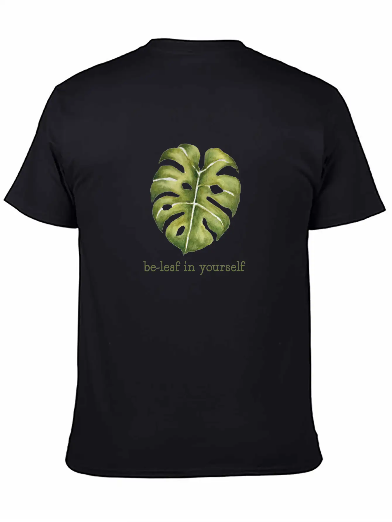 Be Leaf Monstera Unisex Casual T-Shirt – Clean Design For Daily Comfort