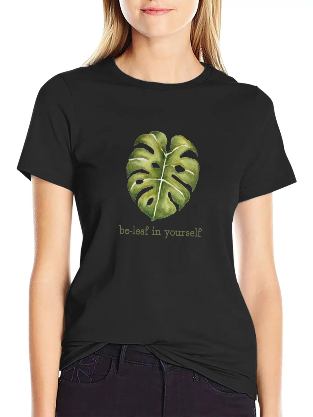Be Leaf Monstera Unisex Casual T-Shirt – Clean Design For Daily Comfort