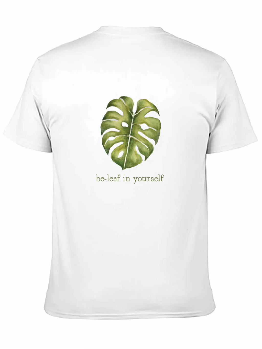 Be Leaf Monstera Unisex Casual T-Shirt – Clean Design For Daily Comfort