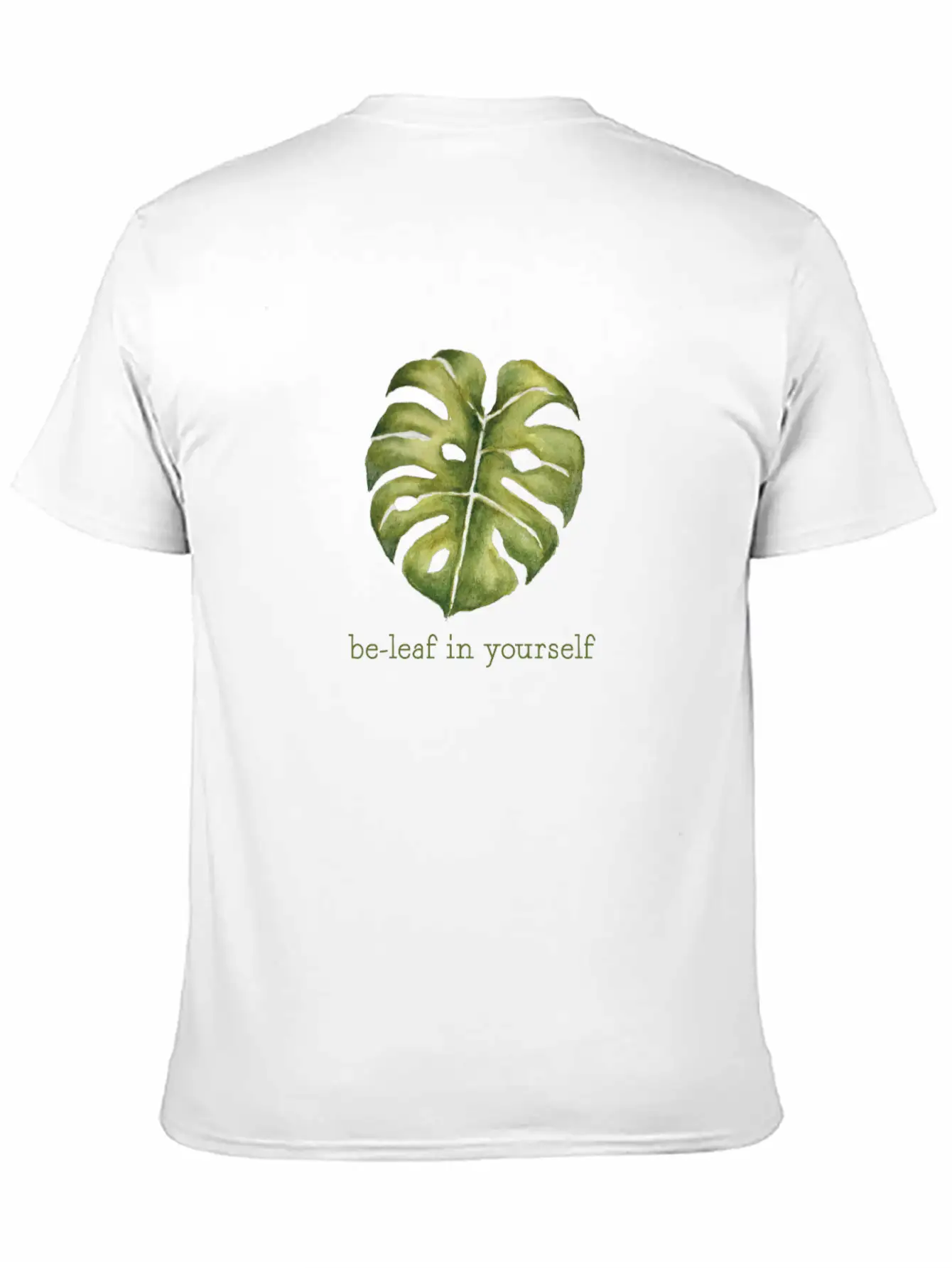 Be Leaf Monstera Unisex Casual T-Shirt – Clean Design For Daily Comfort