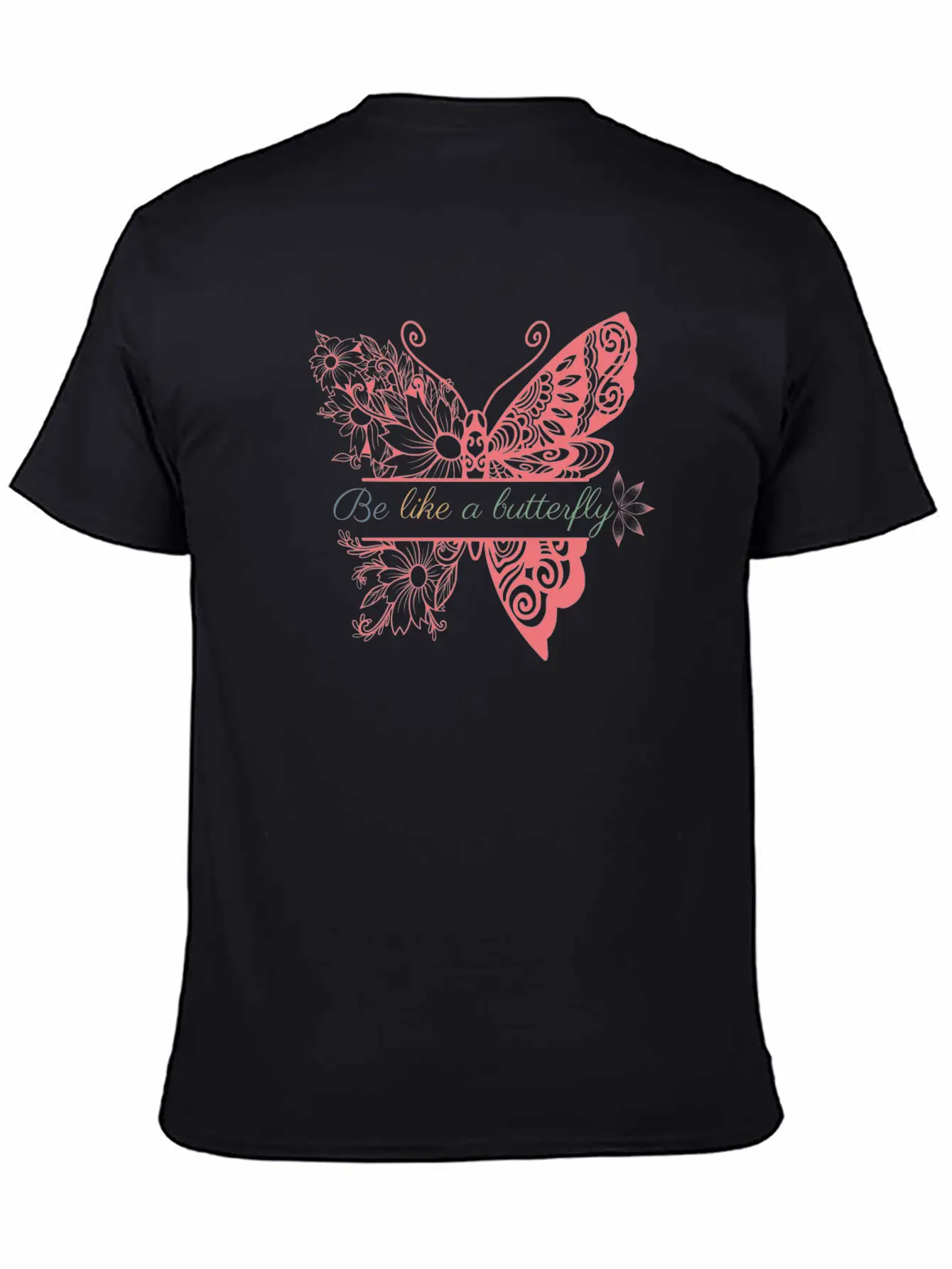 Be Like A Butterfly Unisex Casual T-Shirt – Clean Design For Daily Comfort