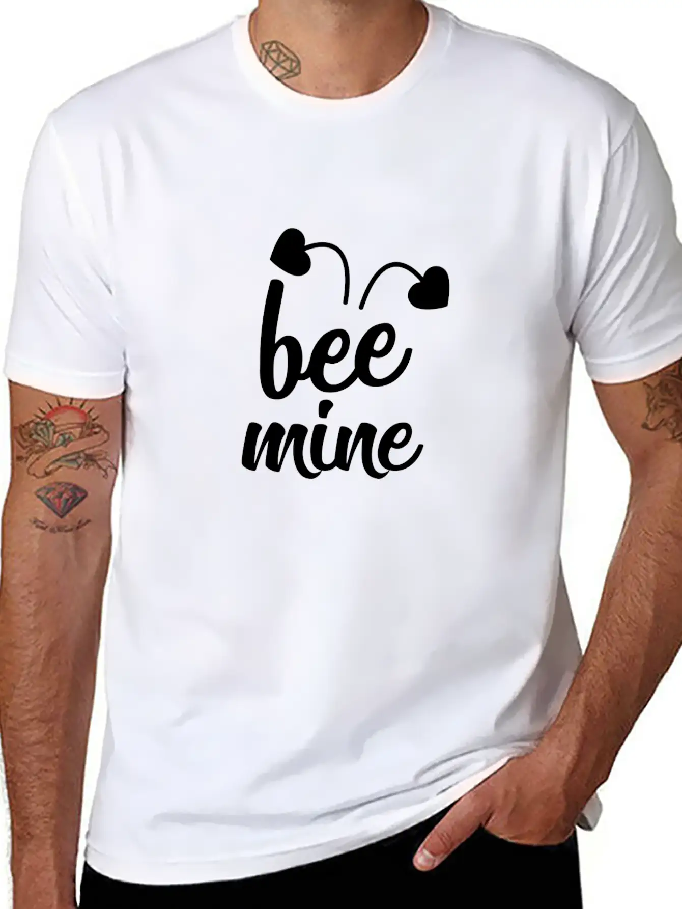 Be Mine Unisex Short Sleeve Soft Cotton T-Shirt – Casual Everyday Wear