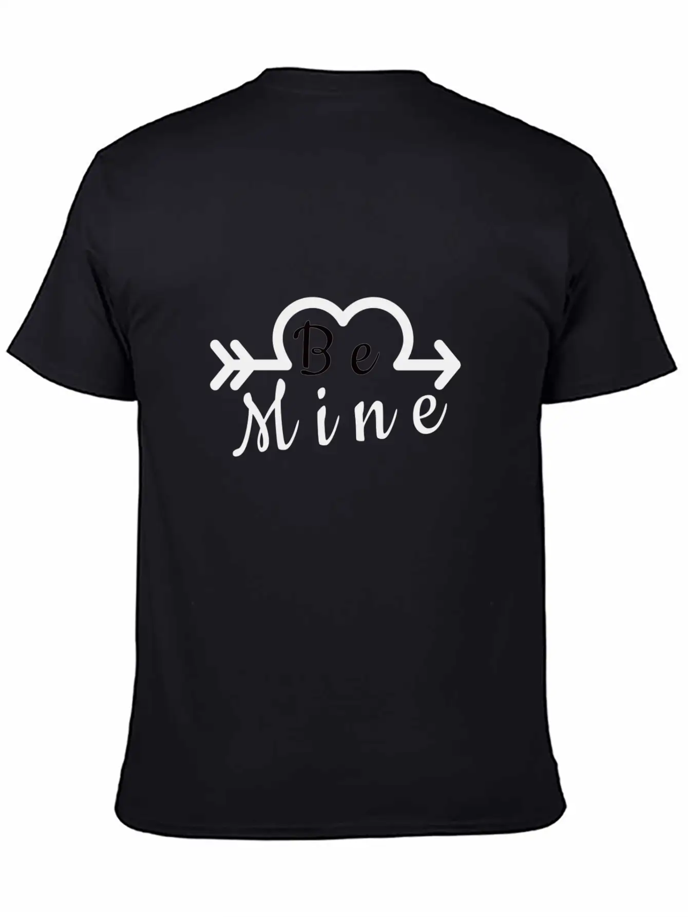BE MINE With Arrow Essential Cotton Tee For Daily Outfits – Unisex Style