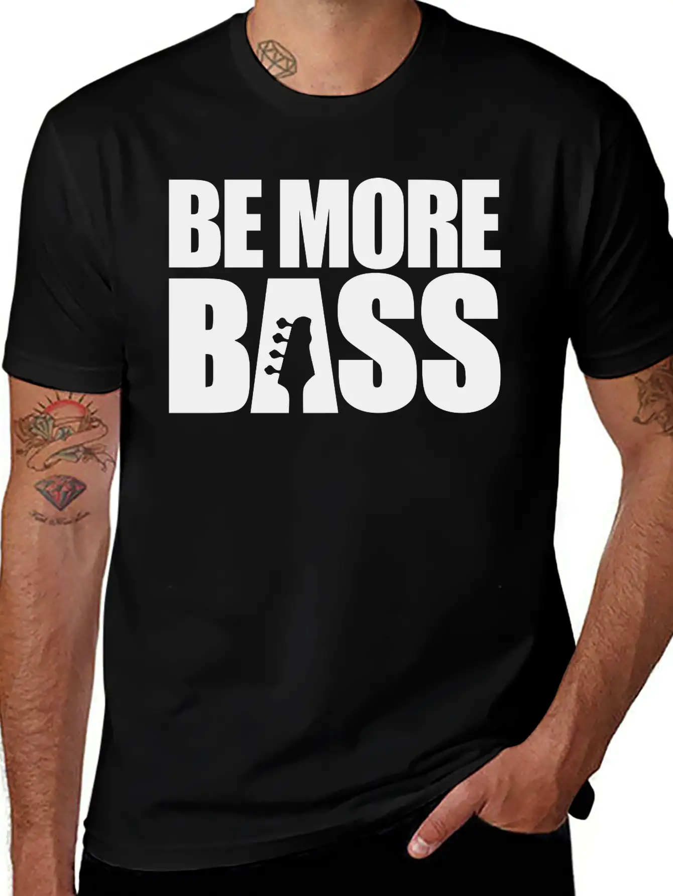 Be More Bass Essential Cotton Tee For Daily Outfits – Unisex Style