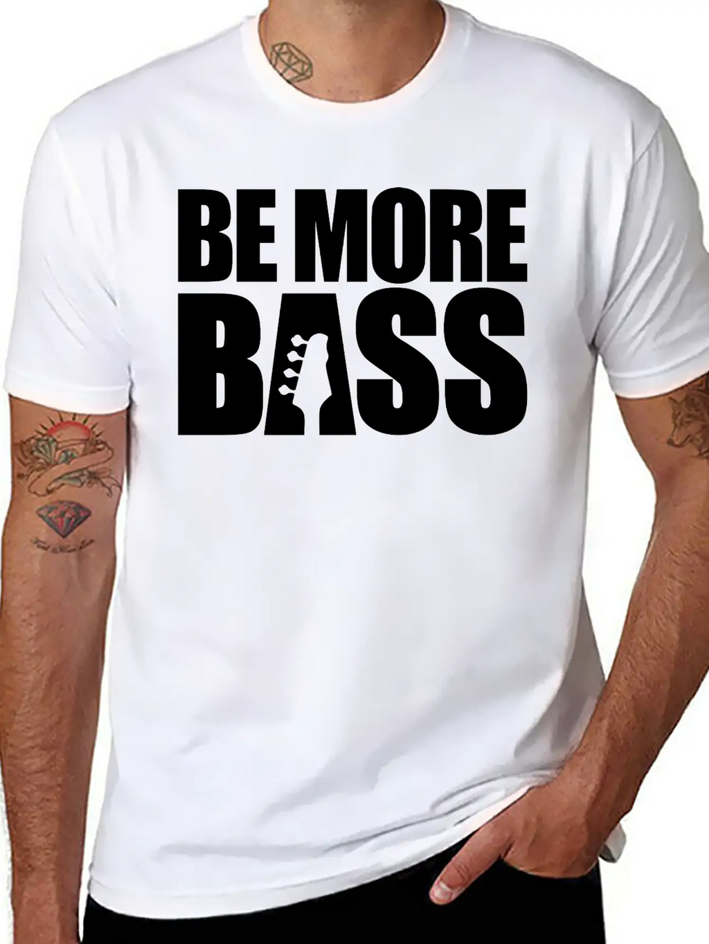 Be More Bass Essential Cotton Tee For Daily Outfits – Unisex Style