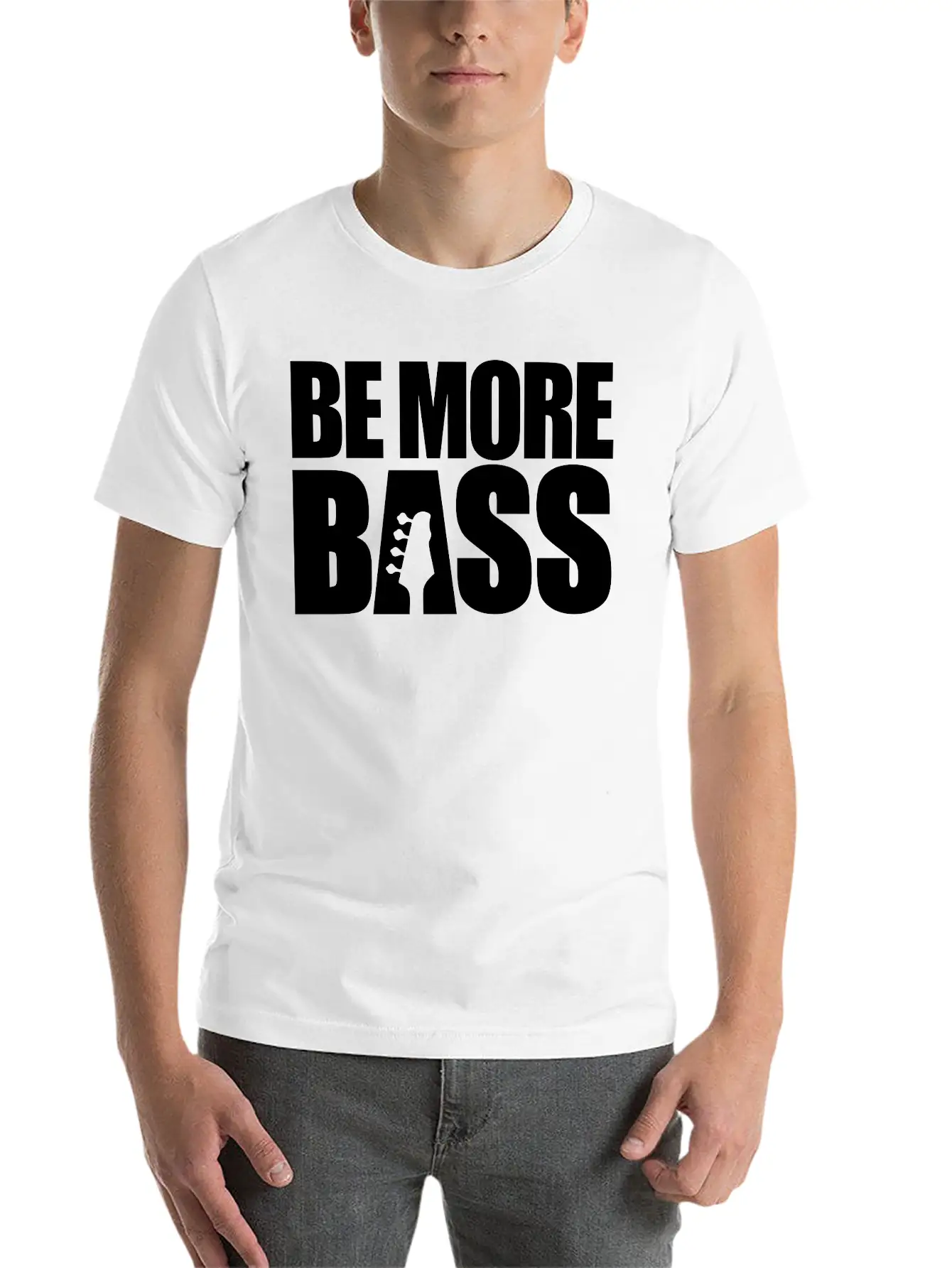 Be More Bass Essential Cotton Tee For Daily Outfits – Unisex Style