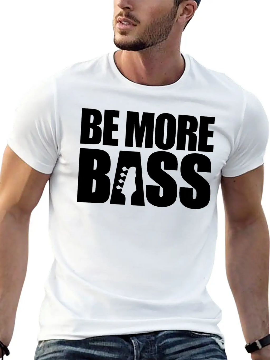 Be More Bass Essential Cotton Tee For Daily Outfits – Unisex Style