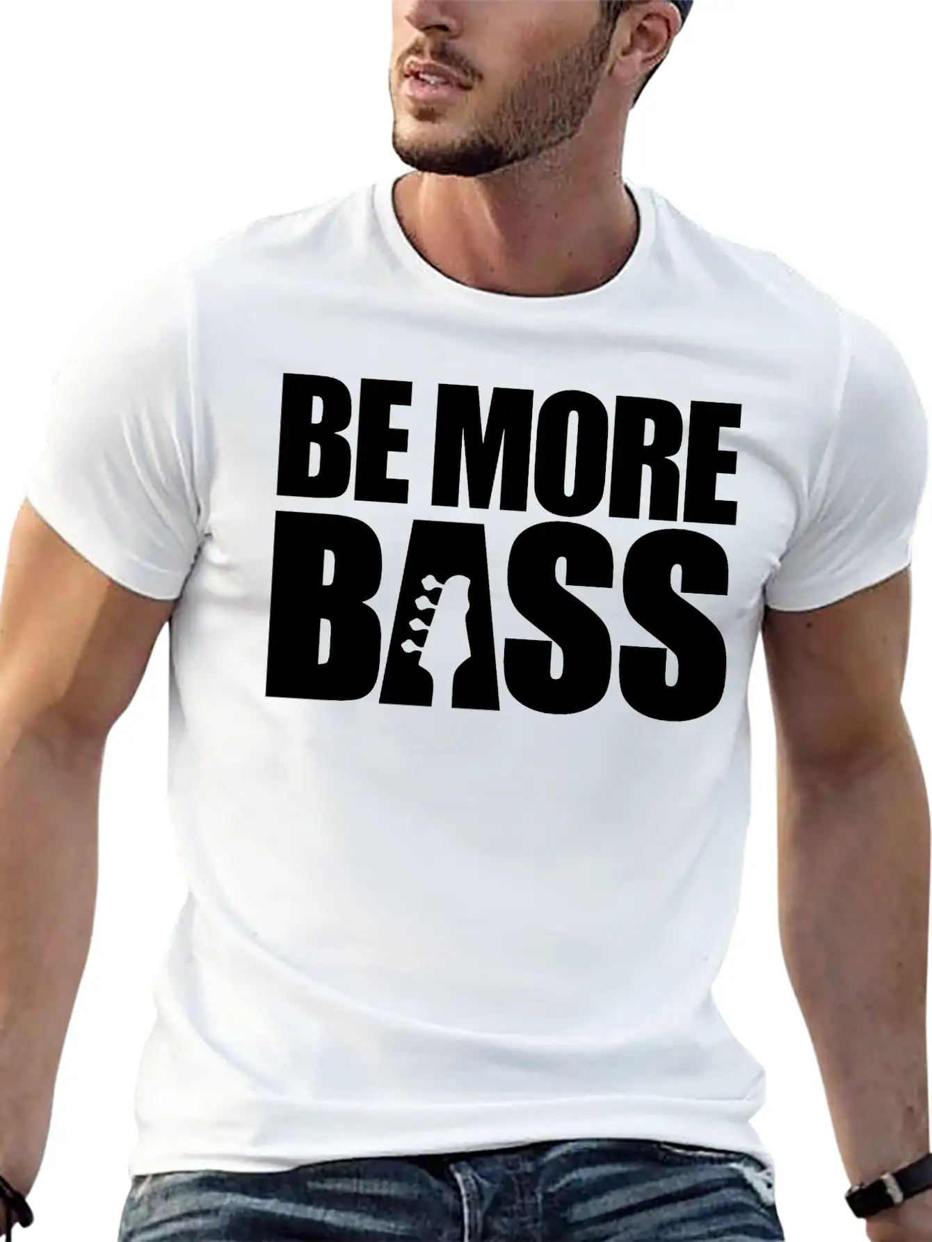 Be More Bass Essential Cotton Tee For Daily Outfits – Unisex Style