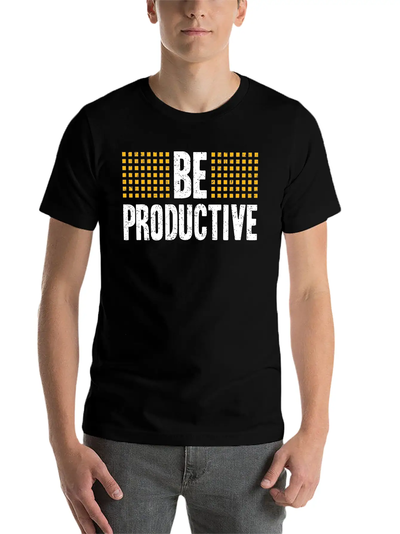 Be Productive Unisex Short Sleeve Soft Cotton T-Shirt – Casual Everyday Wear
