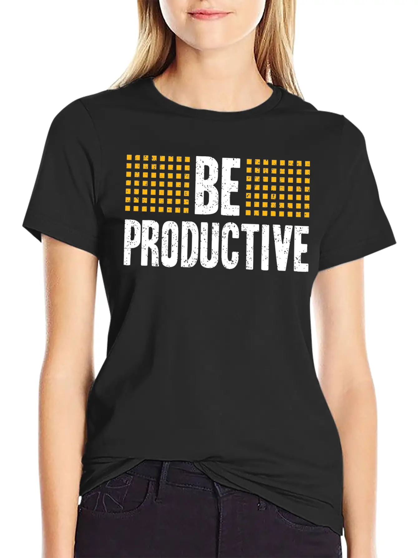 Be Productive Unisex Short Sleeve Soft Cotton T-Shirt – Casual Everyday Wear