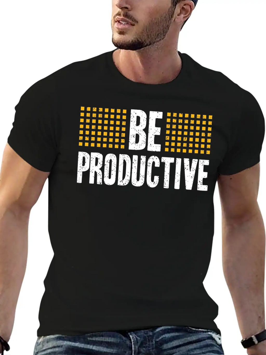 Be Productive Unisex Short Sleeve Soft Cotton T-Shirt – Casual Everyday Wear
