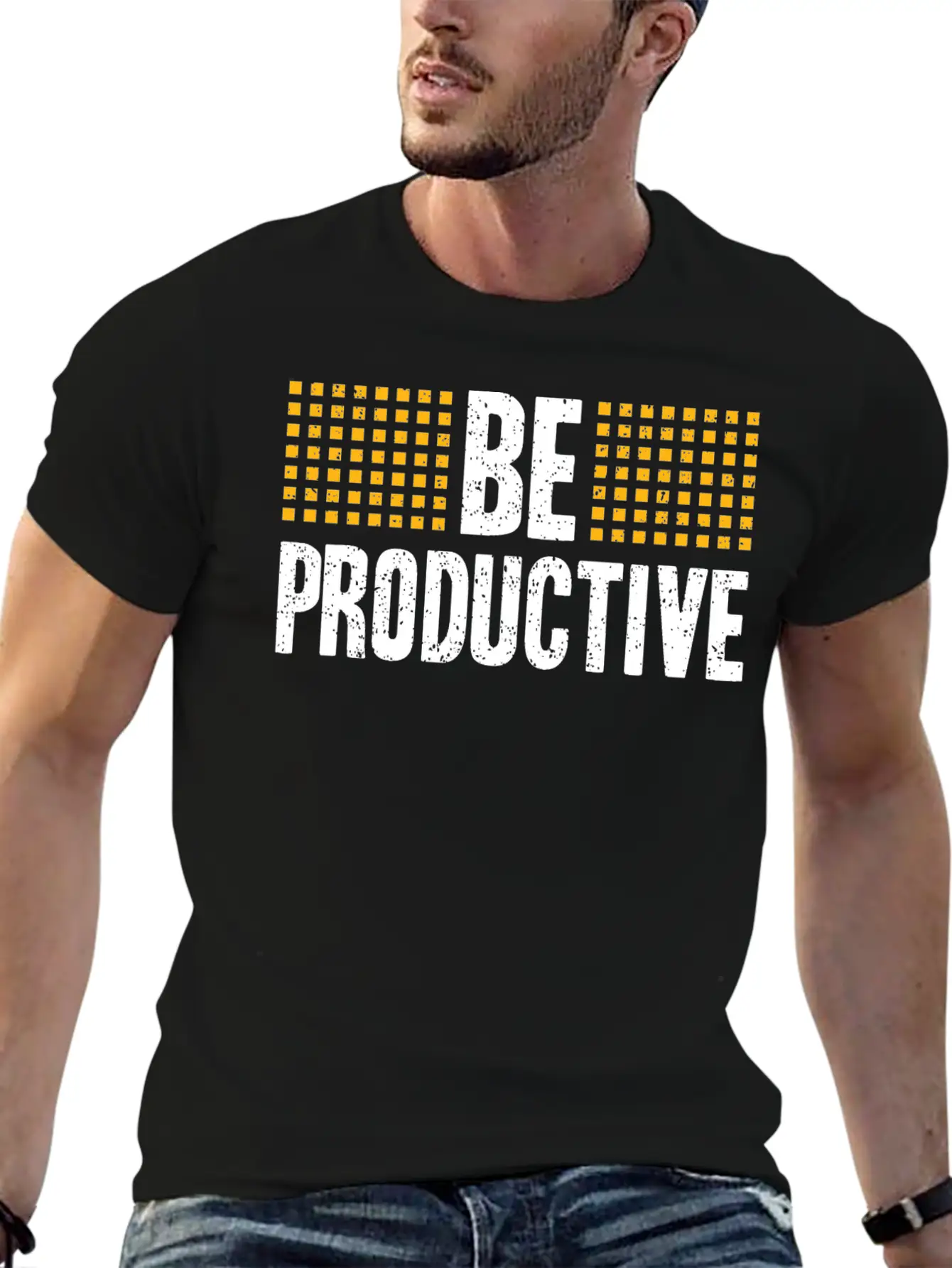 Be Productive Unisex Short Sleeve Soft Cotton T-Shirt – Casual Everyday Wear