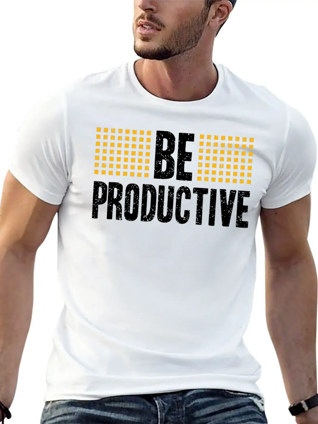 Be Productive Unisex Short Sleeve Soft Cotton T-Shirt – Casual Everyday Wear