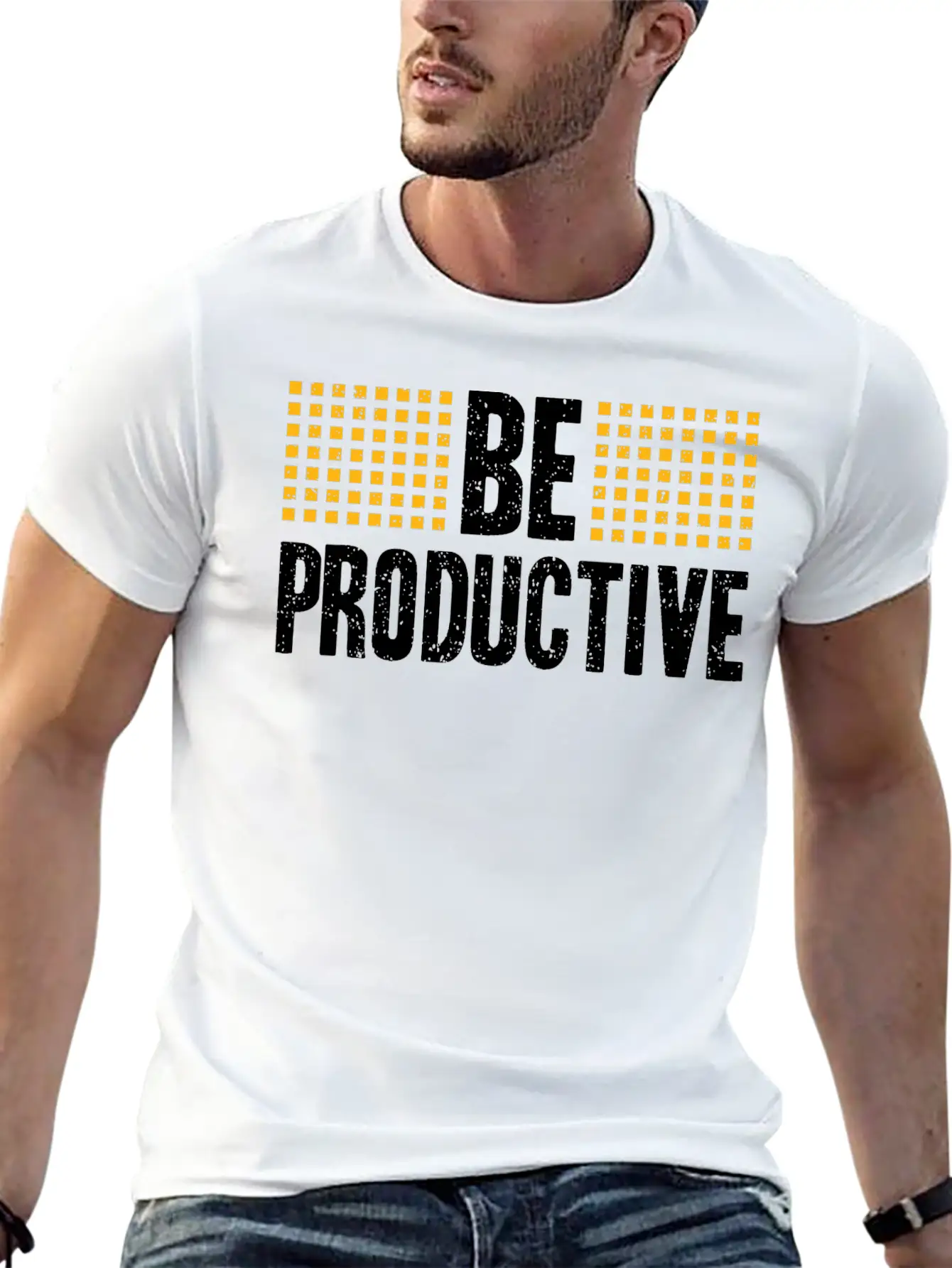 Be Productive Unisex Short Sleeve Soft Cotton T-Shirt – Casual Everyday Wear