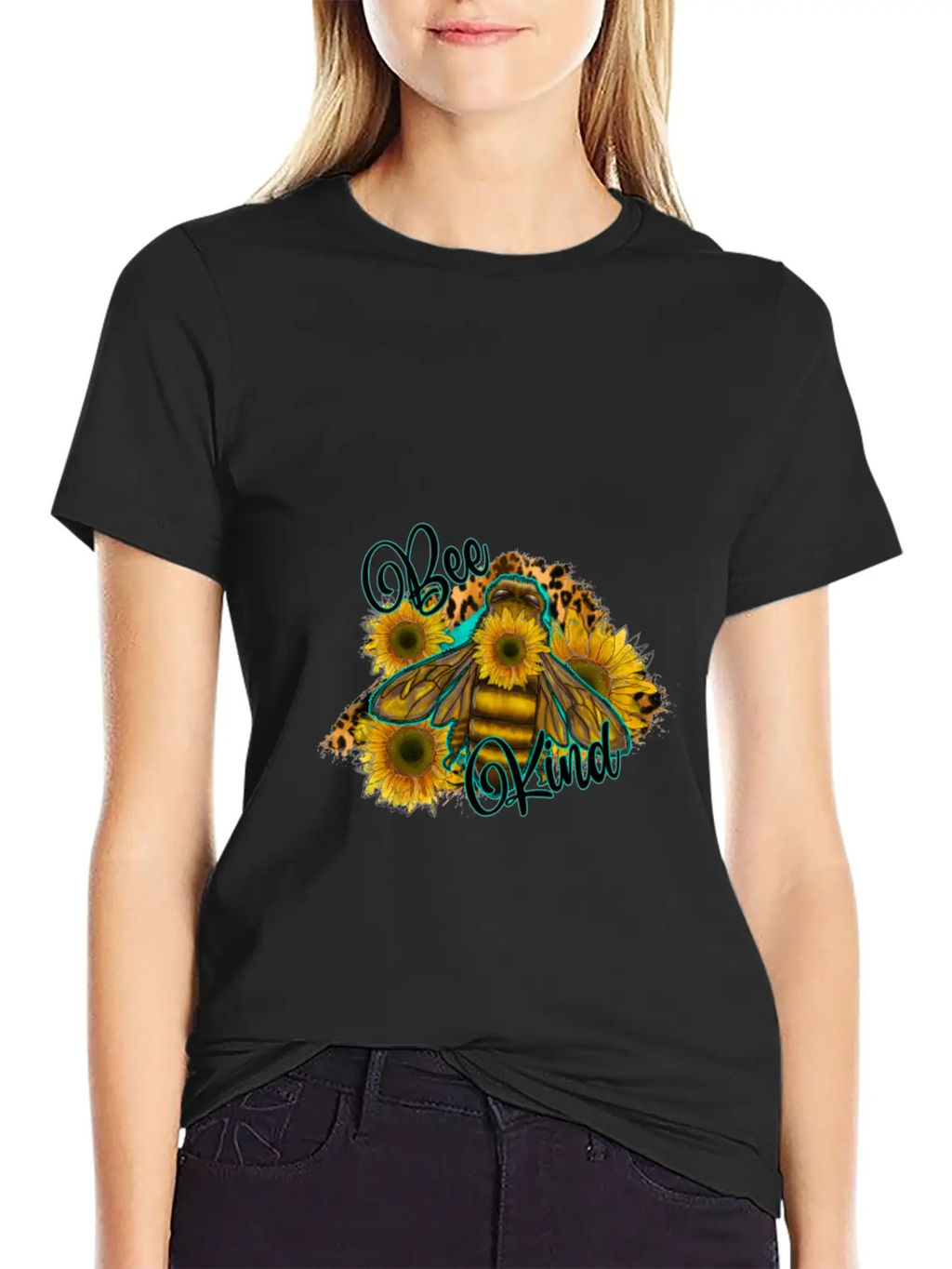 Be Skind Sunflower T-Shirt Classic Fit Graphic Tee For Daily Comfort – Unisex Cotton Shirt