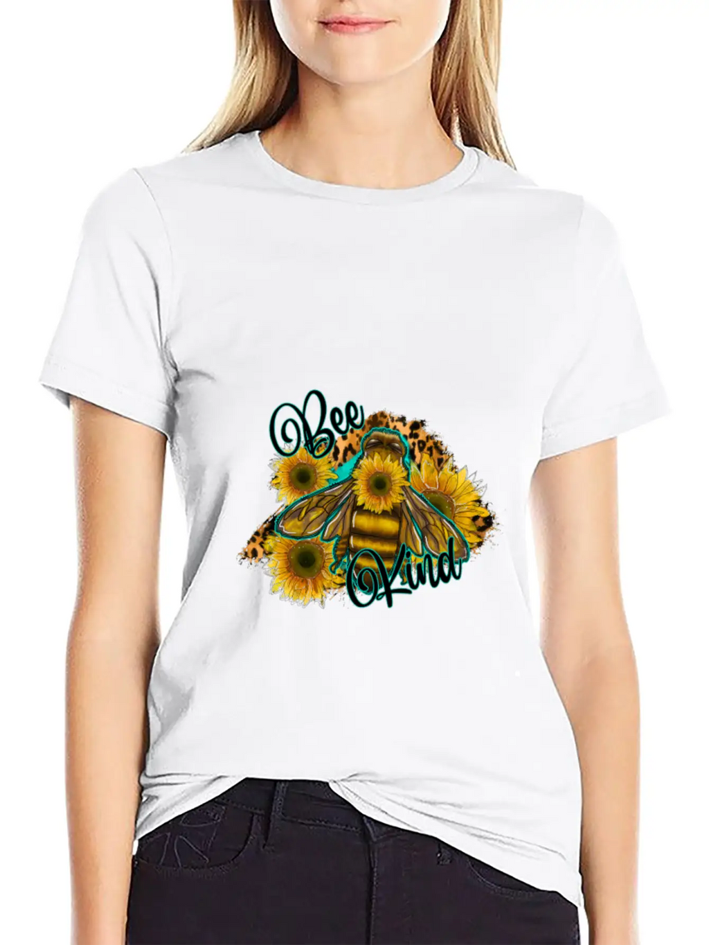 Be Skind Sunflower T-Shirt Classic Fit Graphic Tee For Daily Comfort – Unisex Cotton Shirt