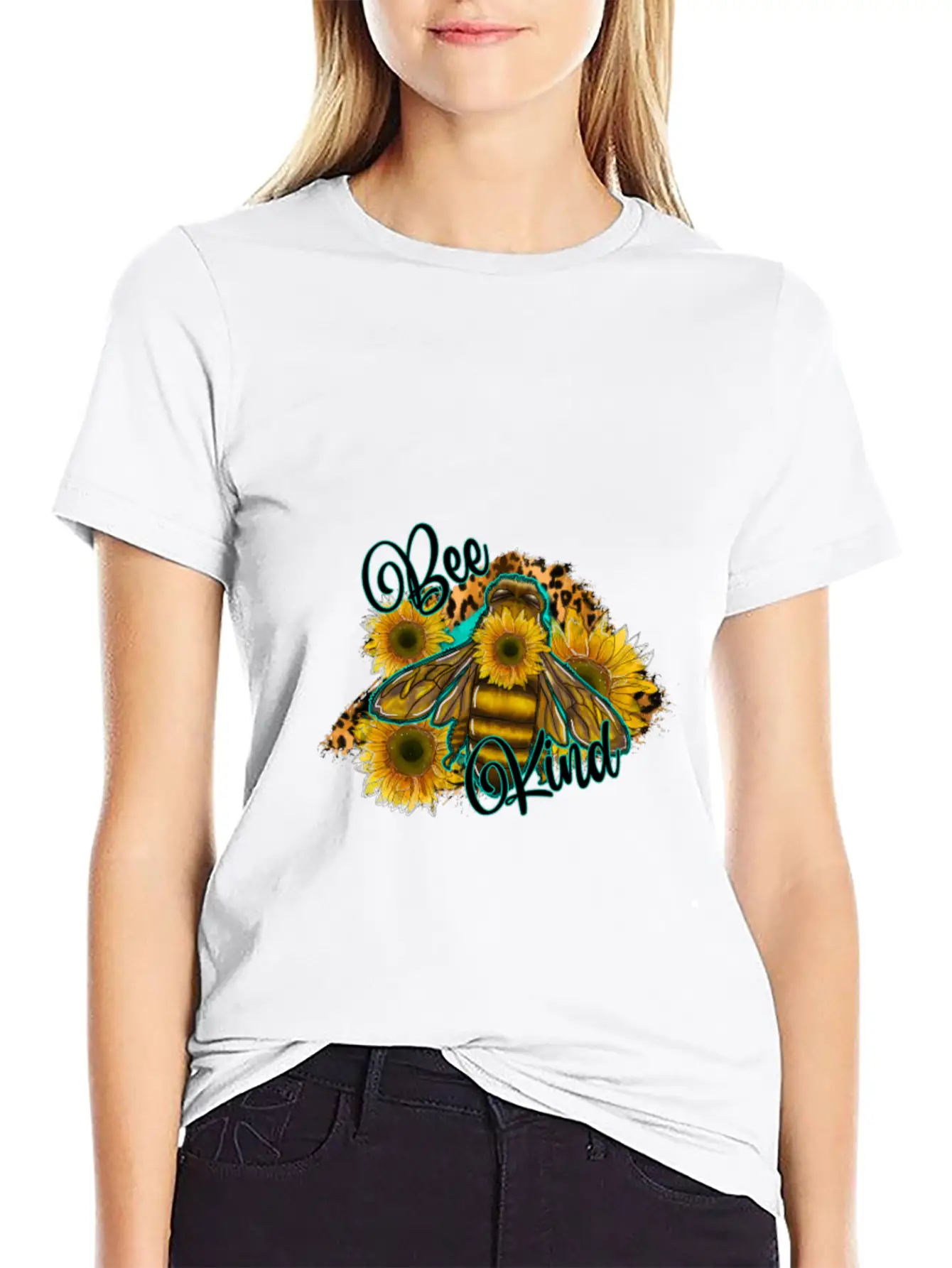 Be Skind Sunflower T-Shirt Classic Fit Graphic Tee For Daily Comfort – Unisex Cotton Shirt