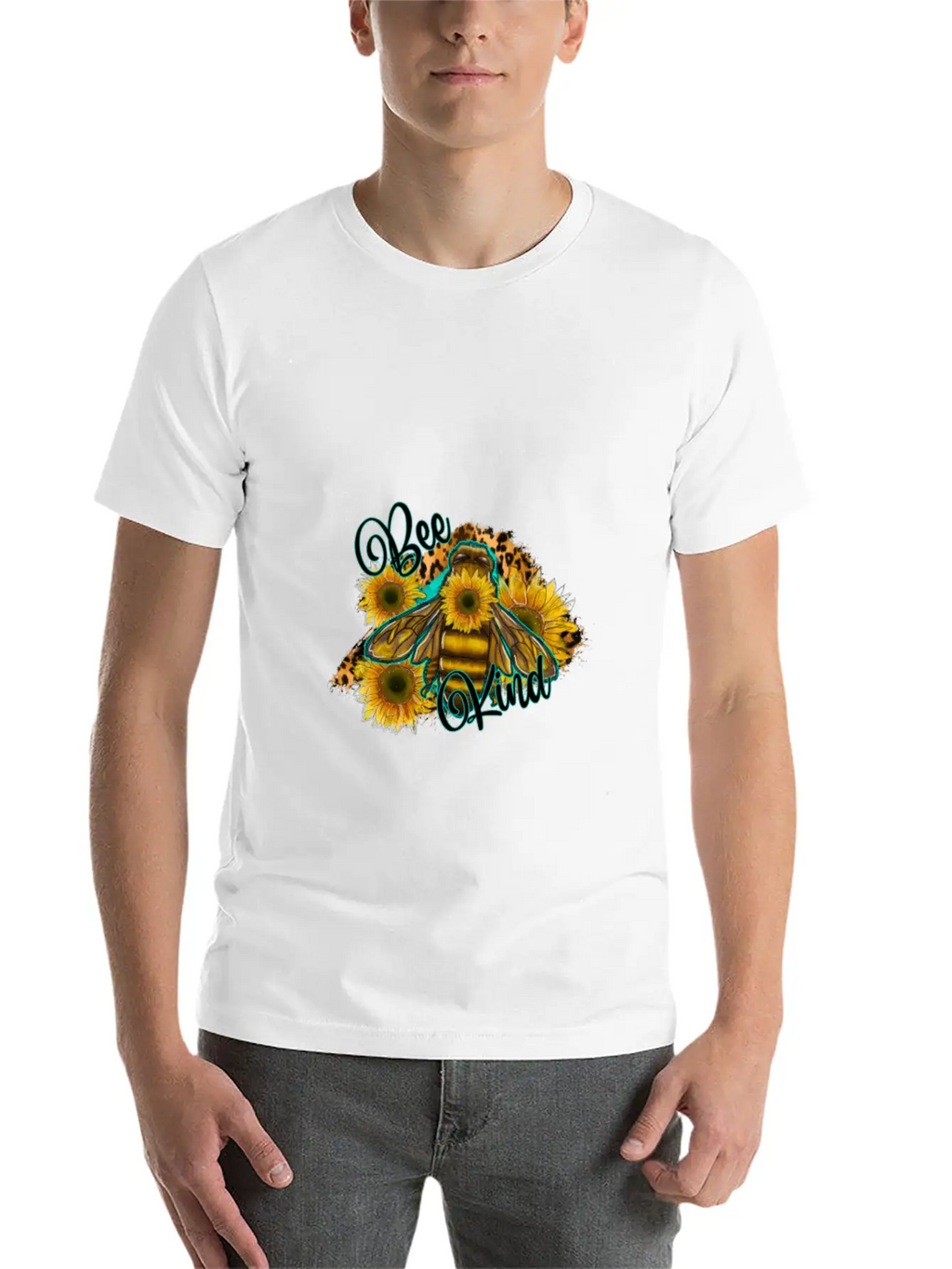 Be Skind Sunflower T-Shirt Classic Fit Graphic Tee For Daily Comfort – Unisex Cotton Shirt