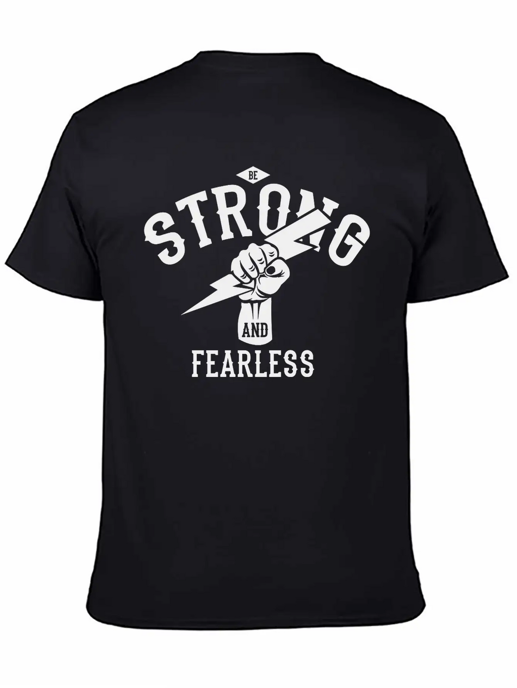 Be Strong And Fearless, Zeus Hand Unisex Casual T-Shirt – Clean Design For Daily Comfort