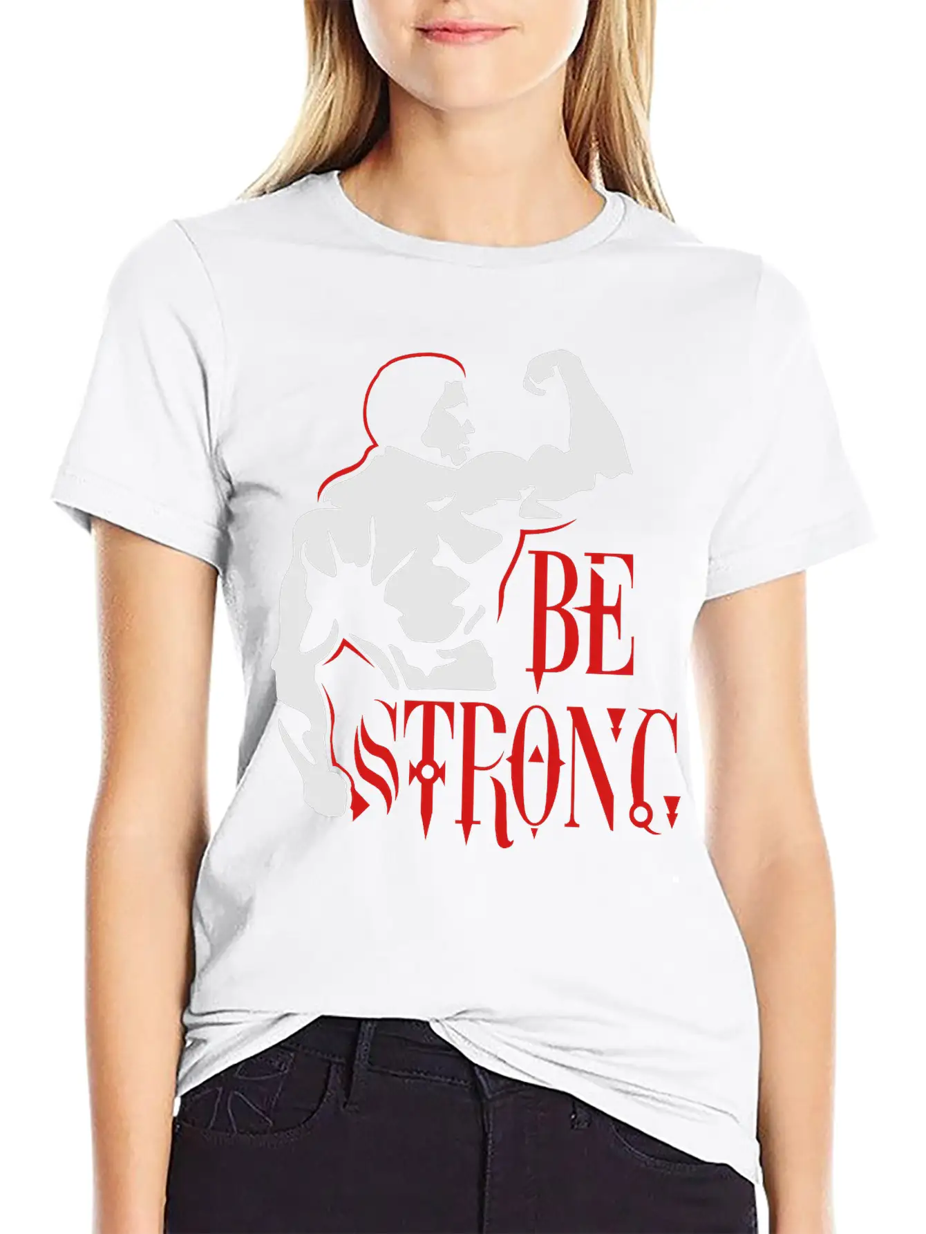 Be Strong Unisex Short Sleeve Soft Cotton T-Shirt – Casual Everyday Wear