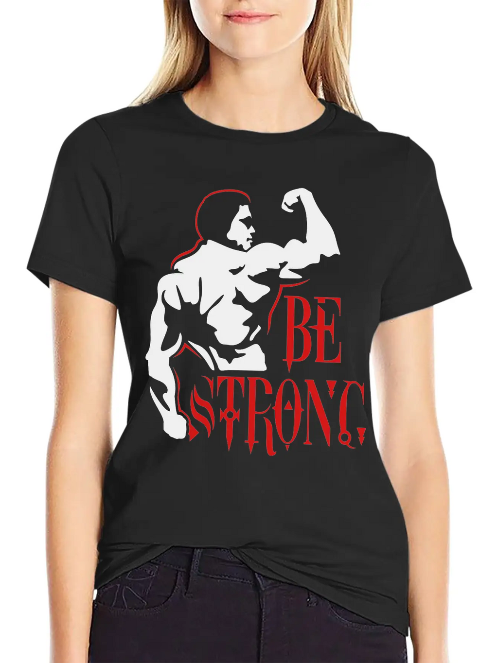 Be Strong Unisex Short Sleeve Soft Cotton T-Shirt – Casual Everyday Wear